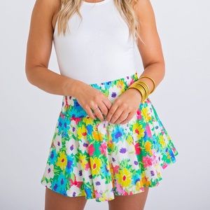 Karlie Floral Skirt NWOT